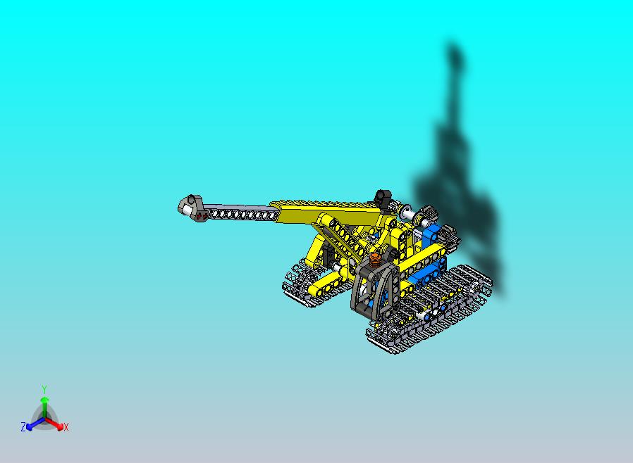 小型履带起重机玩具