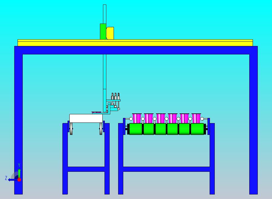 任意变距植杯移栽方案