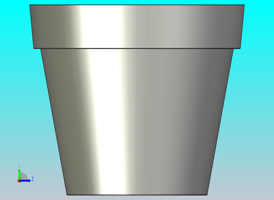 Verve Nurgul Matt深灰色塑料植物盆（直径）79cm，（高）70.2cm，230L