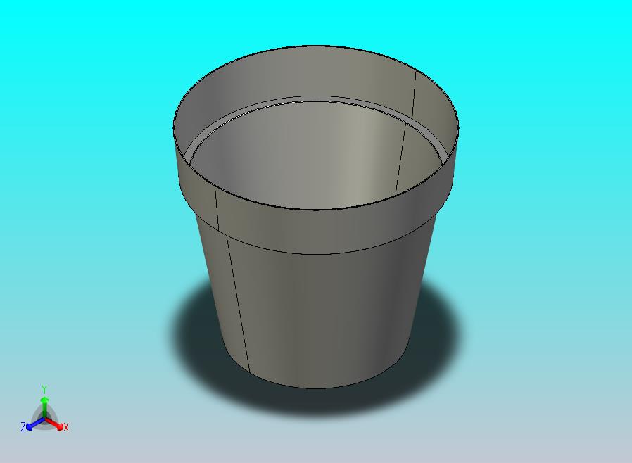 Verve Nurgul Matt深灰色塑料植物盆（直径）79cm，（高）70.2cm，230L