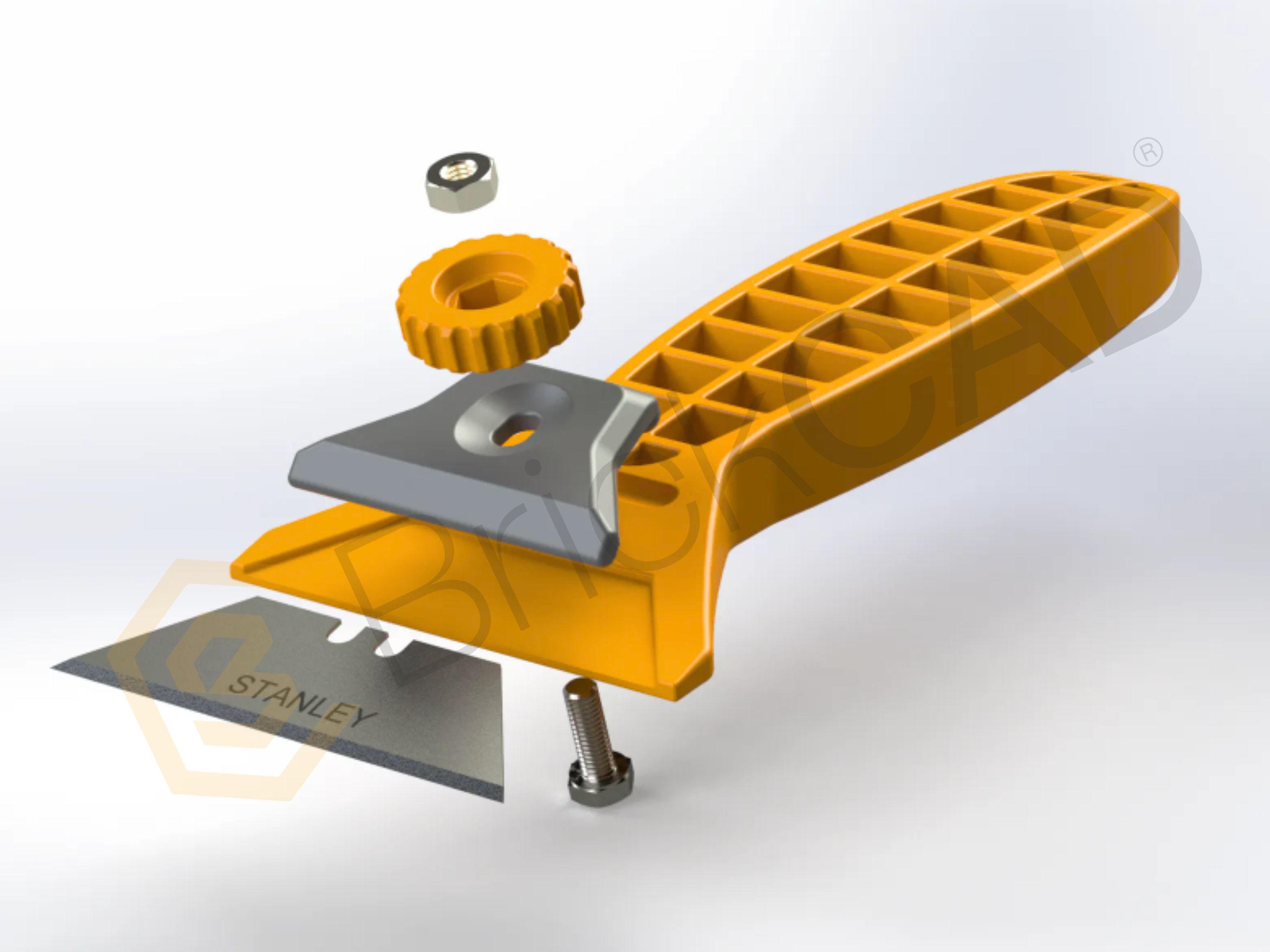 用于 3D 打印的模块化刮刀
