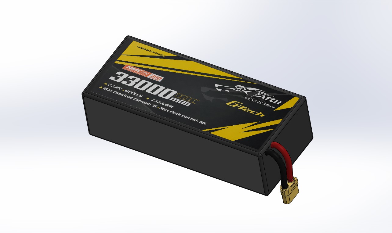 Tattu 6s 33000 mah 脂肪电池