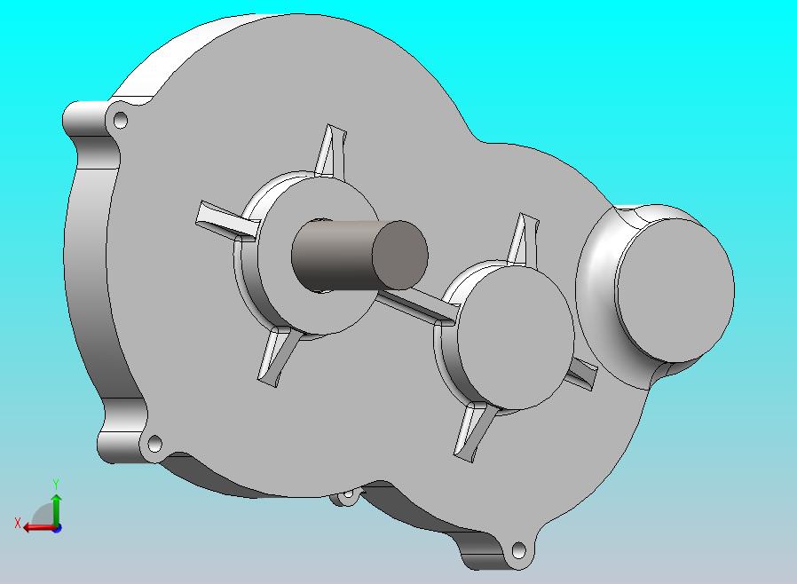 二级减速齿轮箱