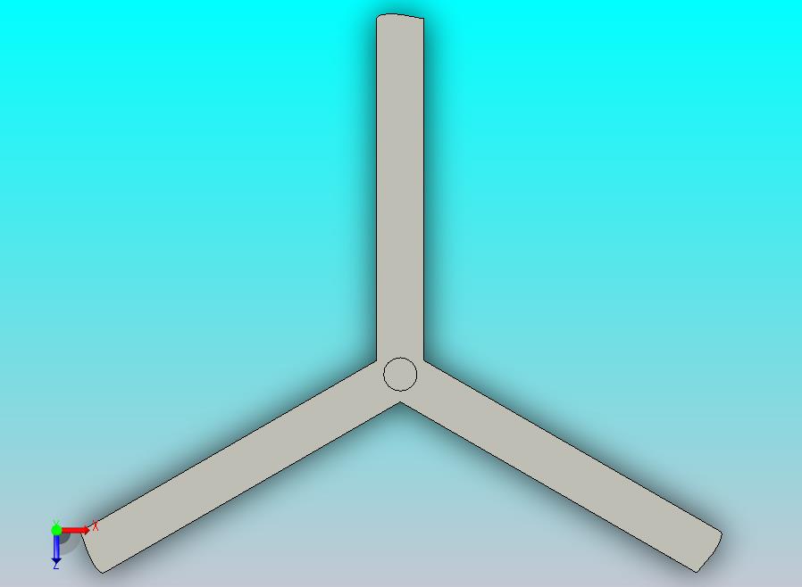 NACA 0021 水翼叶轮