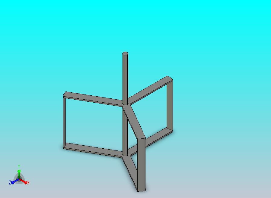 NACA 0021 水翼叶轮