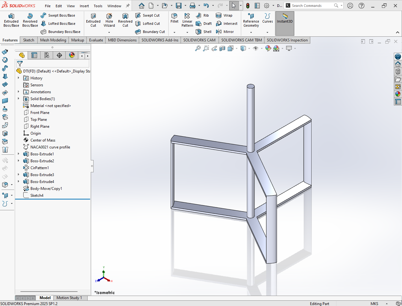 NACA 0021 水翼叶轮