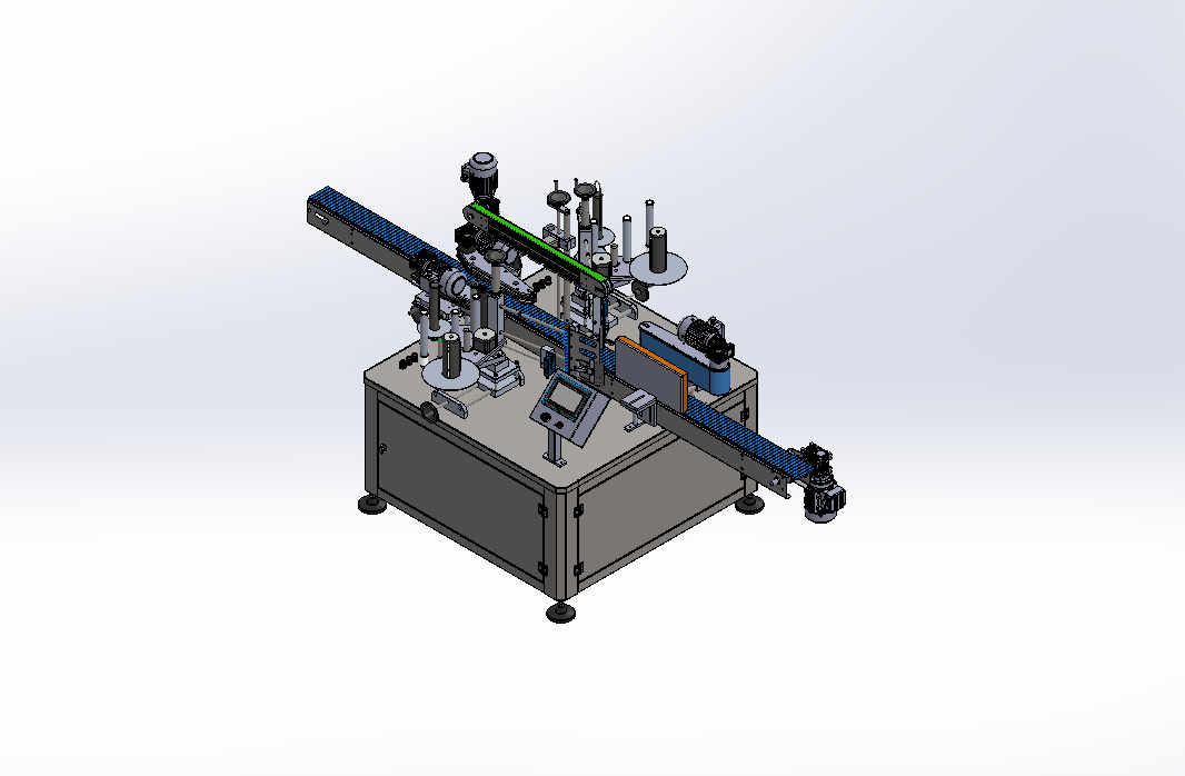 双面瓶体贴标机