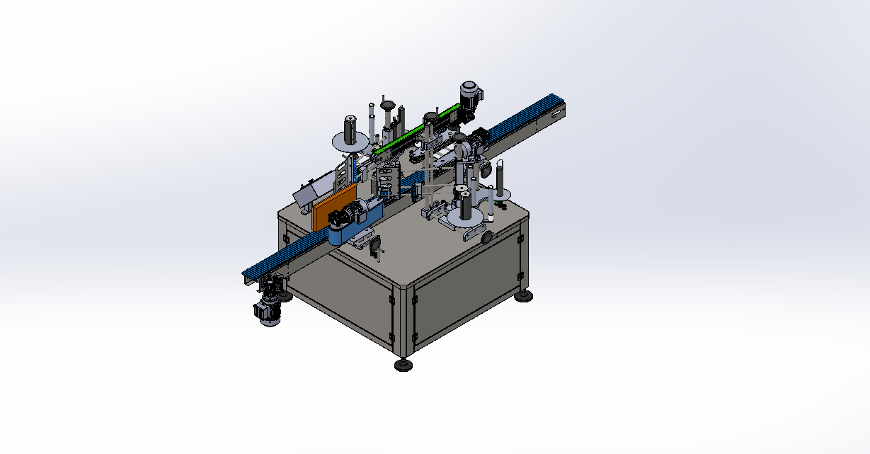 双面瓶体贴标机