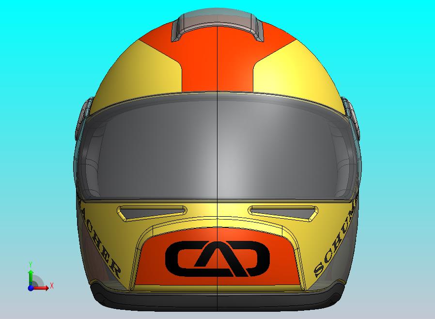 一级方程式赛车启发的赛车头盔