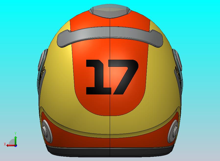 一级方程式赛车启发的赛车头盔