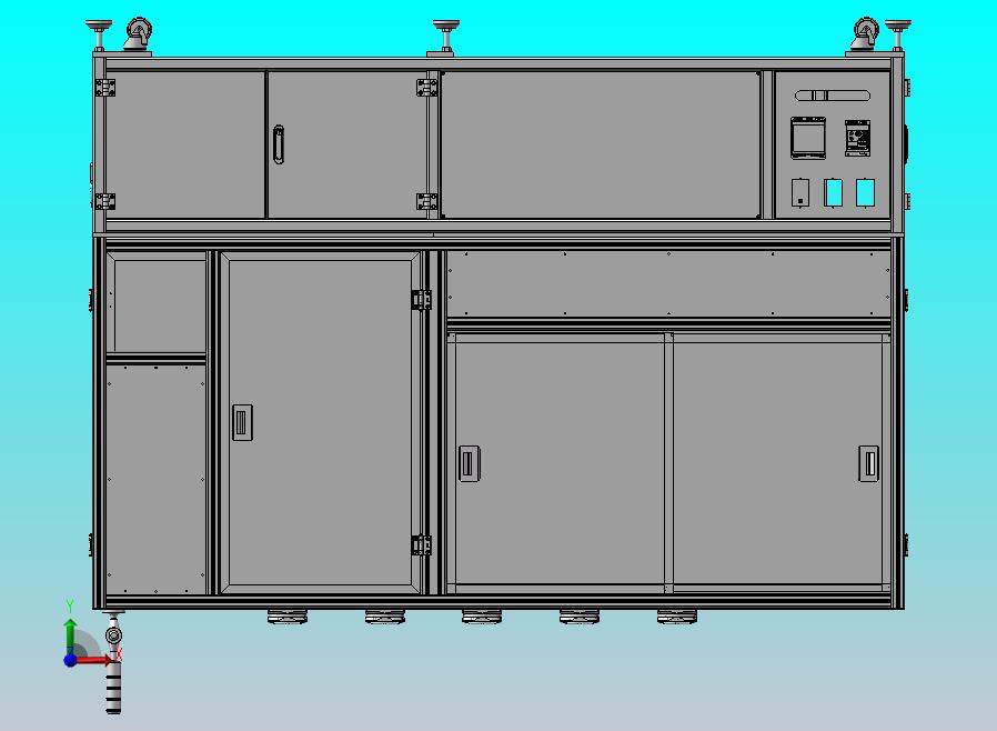 一款设备的机架