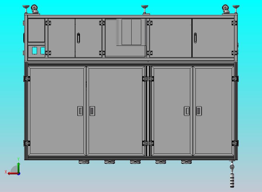一款设备的机架