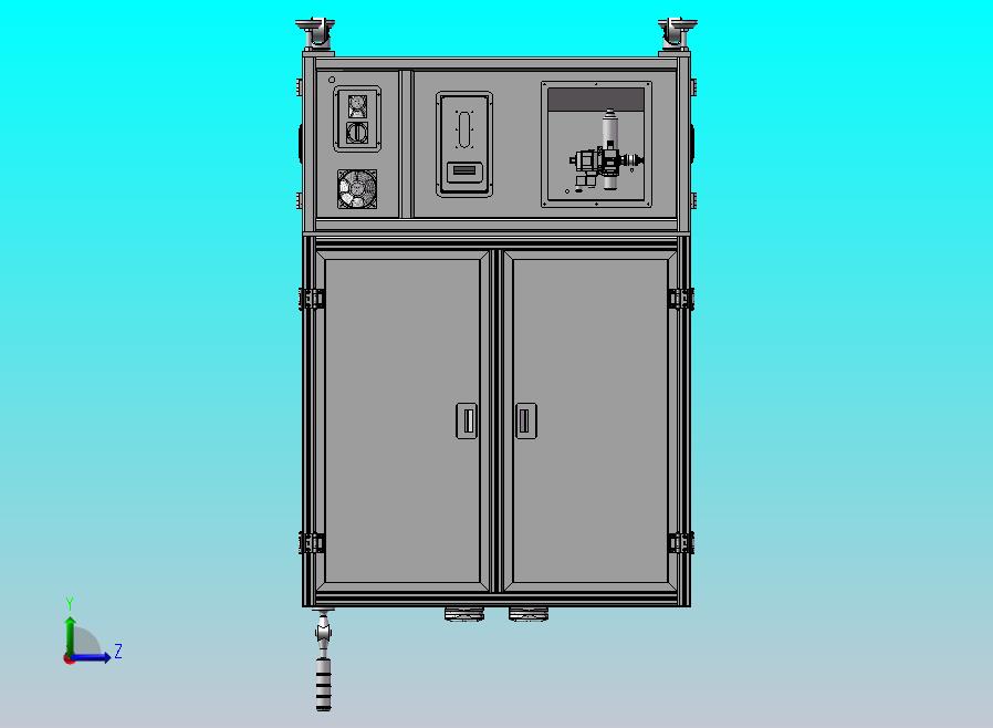 一款设备的机架