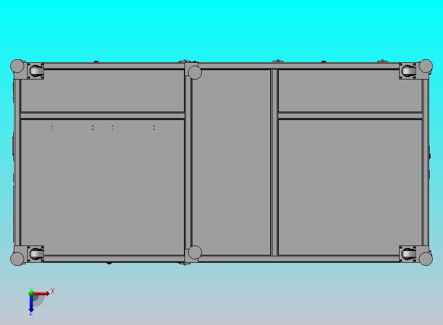 一款设备的机架