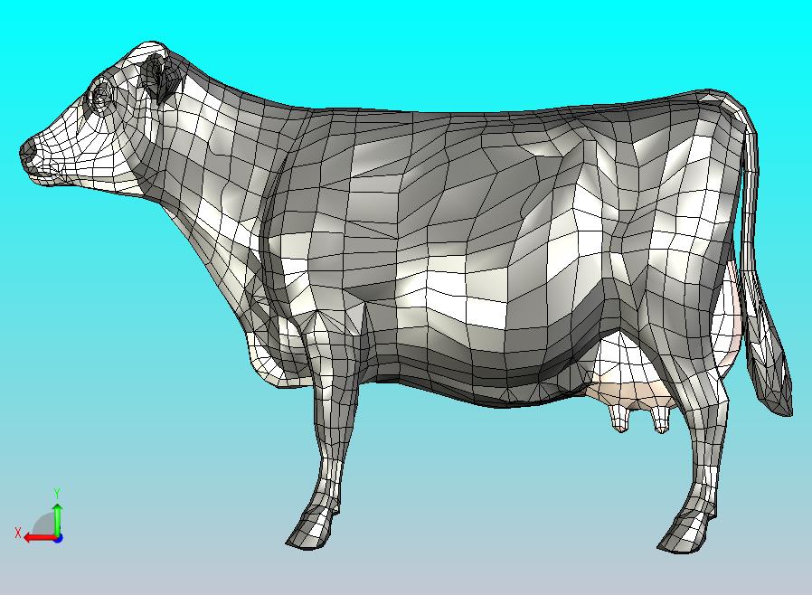 3D牛模型