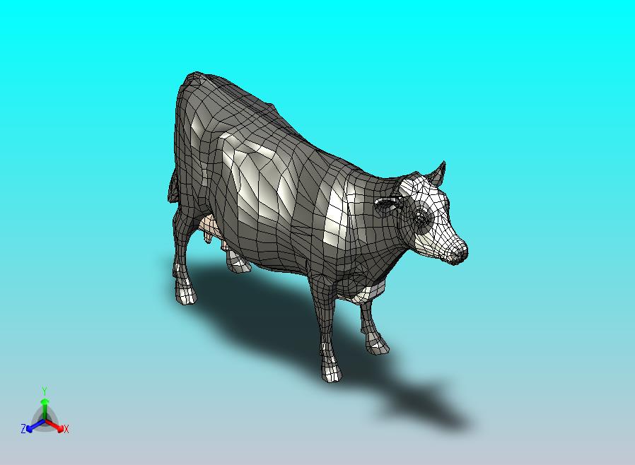 3D牛模型