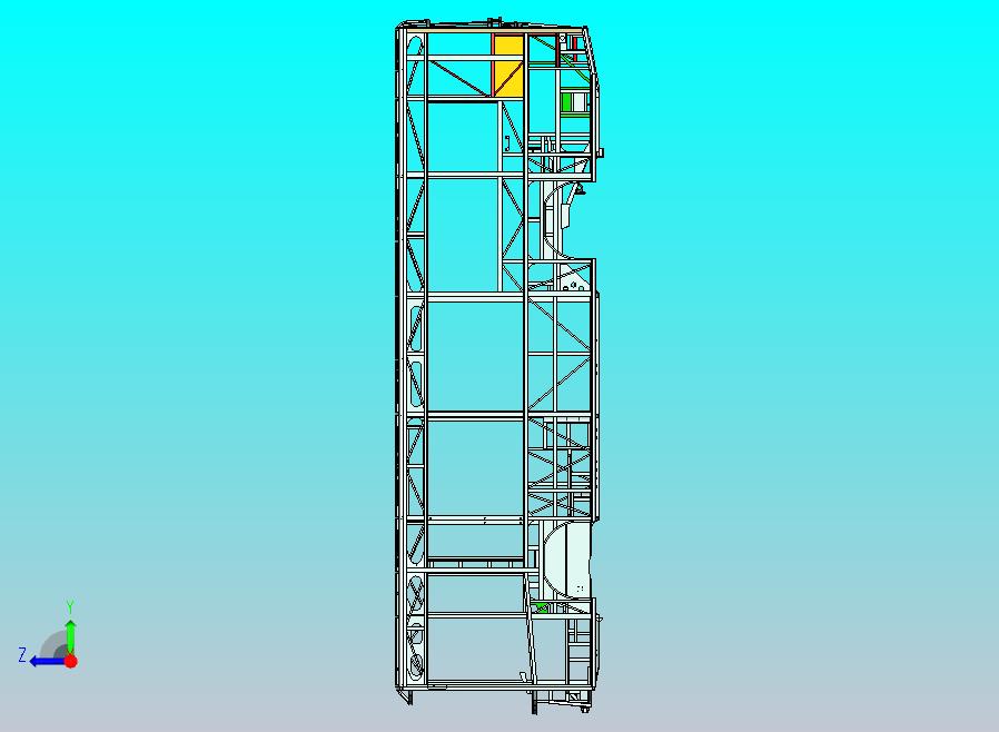 257大巴车框架257