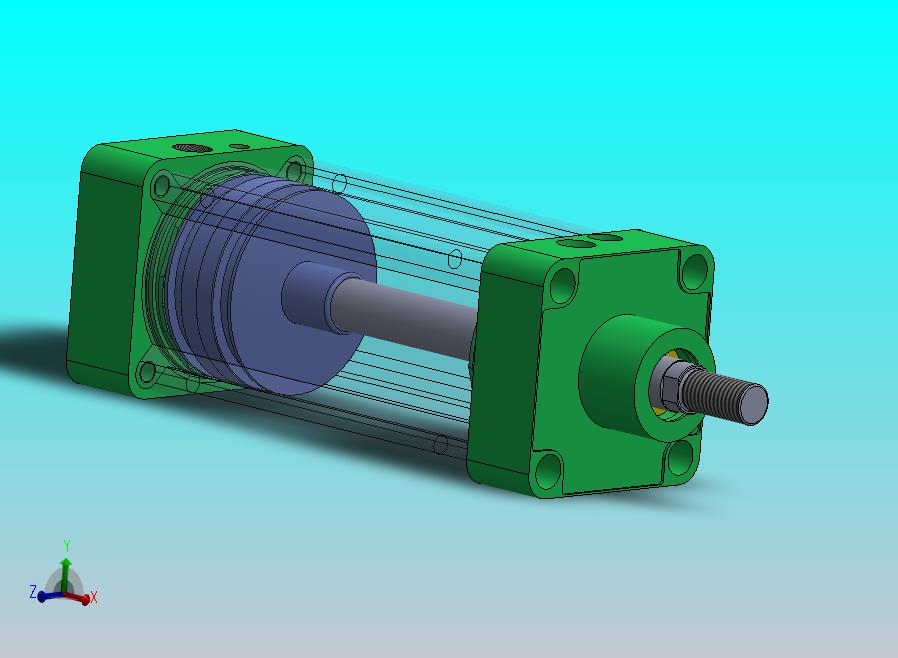 蓝色气动气缸r-100x25x160-1.snapshot.1