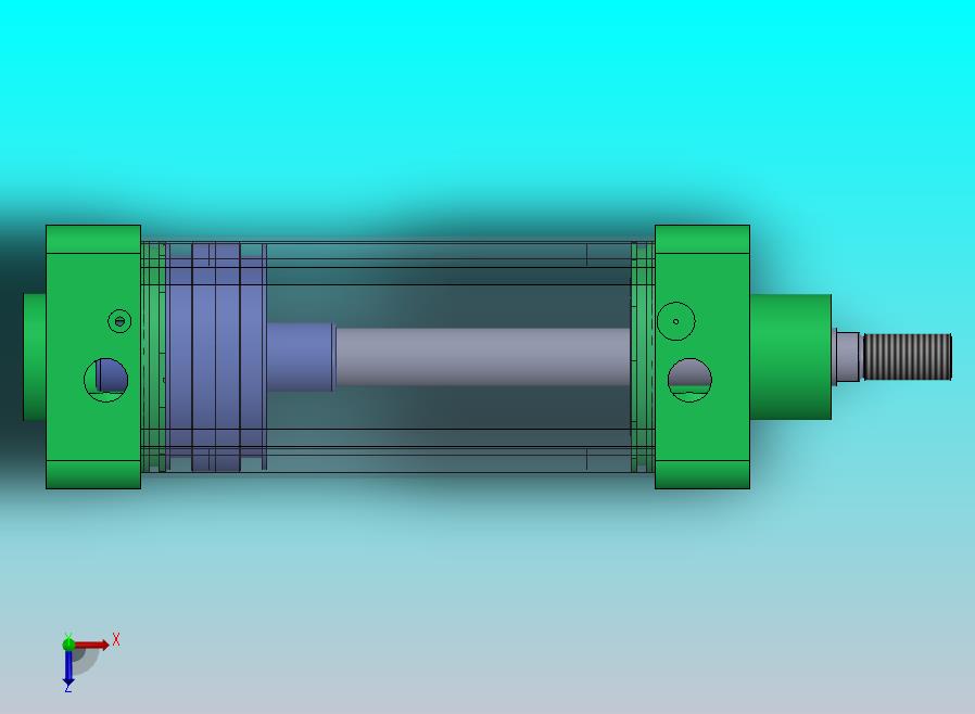 蓝色气动气缸r-100x25x160-1.snapshot.1