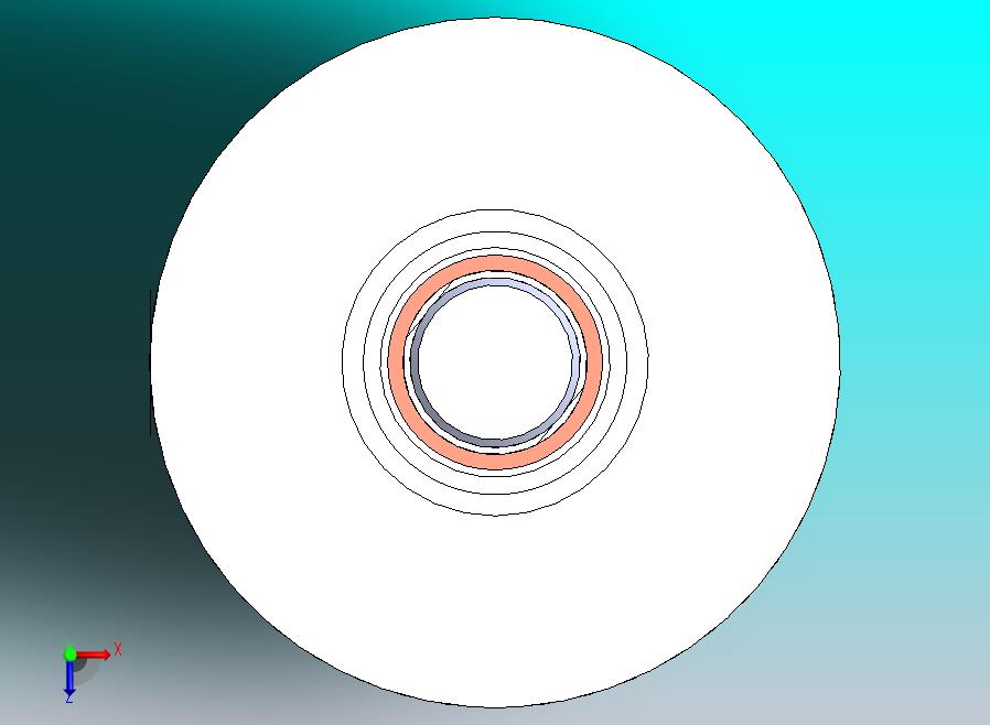 圆形气缸40x12x25毫米