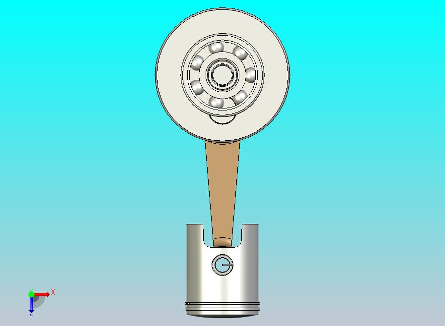 50cc 2 冲程摩托车发动机