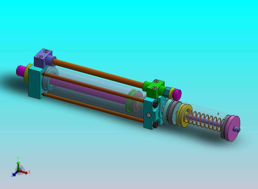 气缸（带迷你阻尼-80x18x200mm-1.snapshot.1