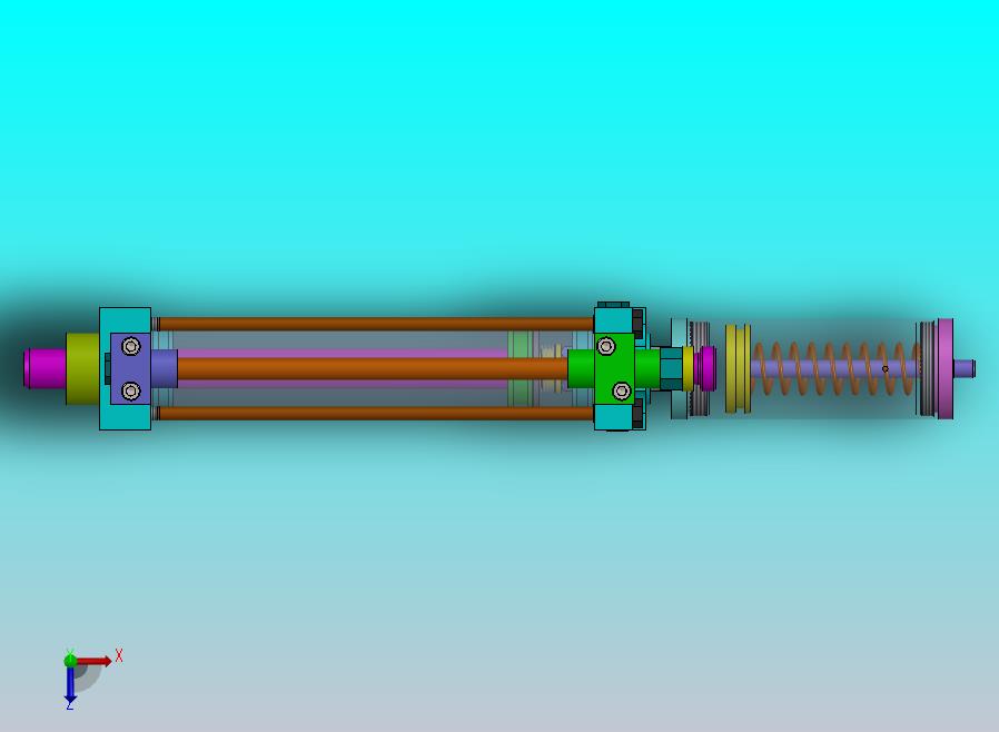 气缸（带迷你阻尼-80x18x200mm-1.snapshot.1