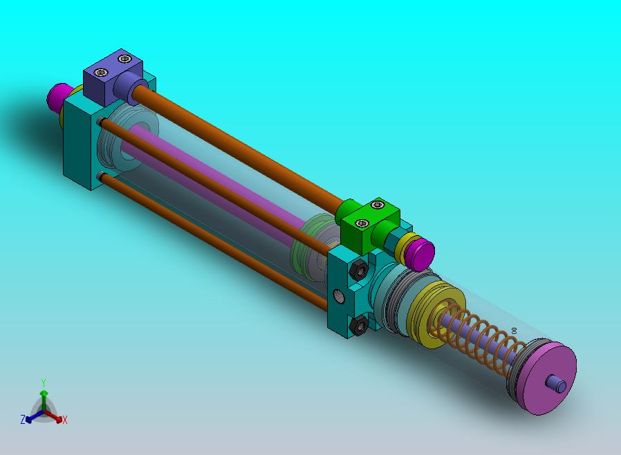 气缸（带迷你阻尼-80x18x200mm-1.snapshot.1