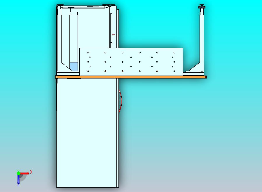 高度可调办公工作站