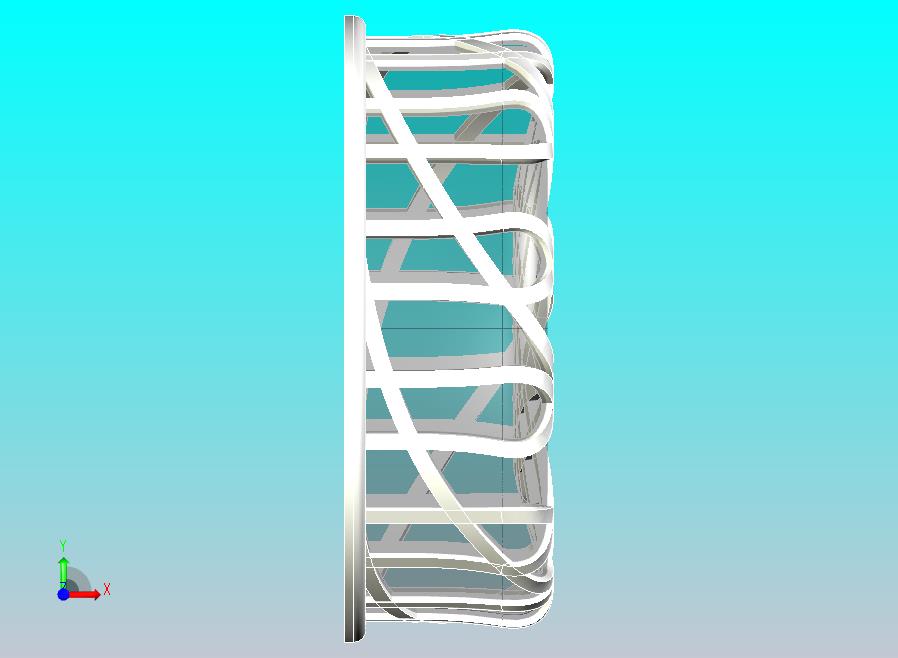 类似于鸟巢造型的烟灰缸