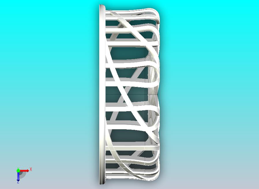 类似于鸟巢造型的烟灰缸