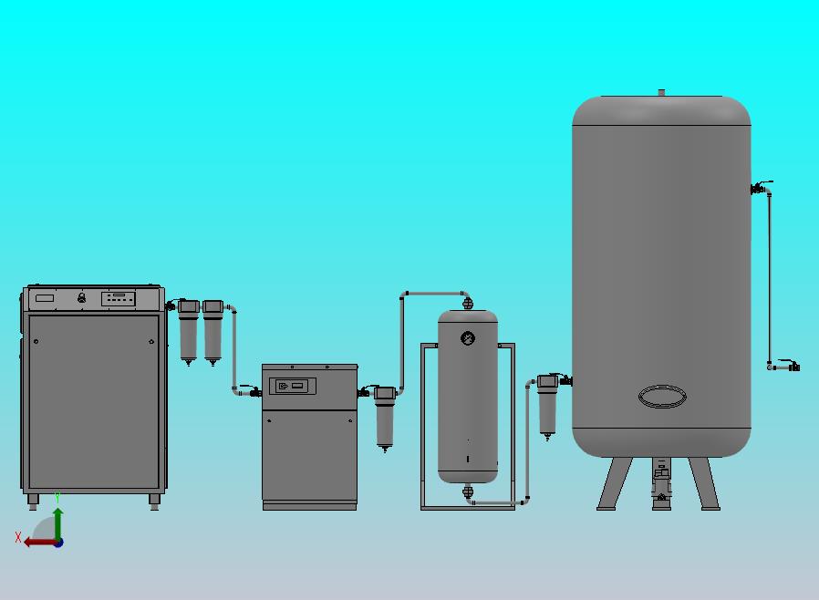 空压机管道系统