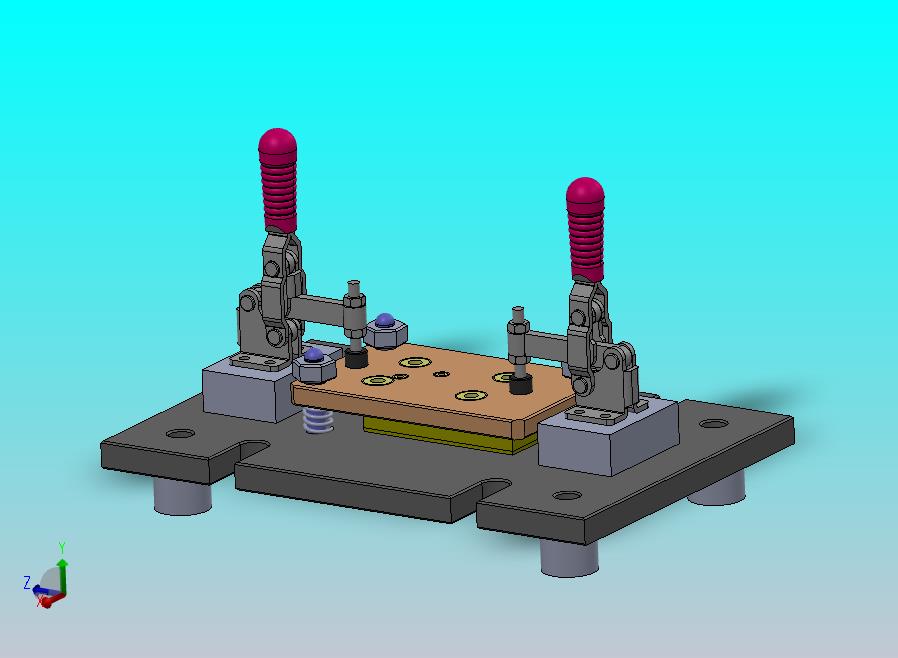 简单的夹具和夹具