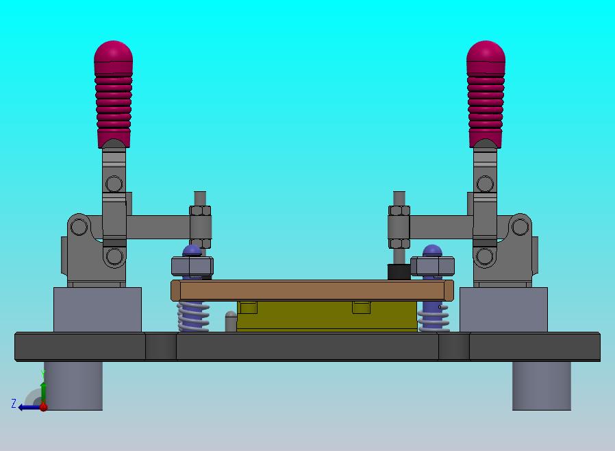 简单的夹具和夹具