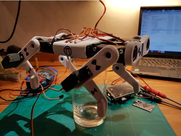 Robotic Dog机器狗3D打印图纸 STL格式