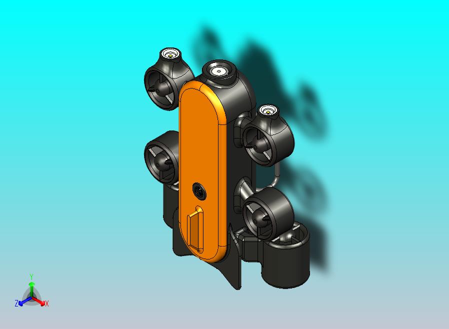 TITAN v1 ROV遥控无人潜水器造型3D数模图纸 STEP IGS格式