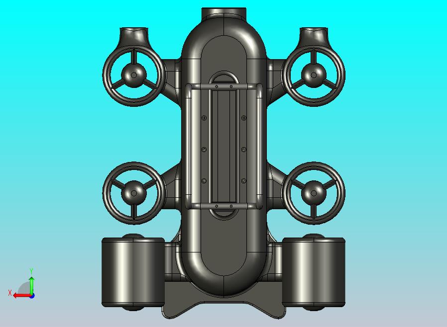 TITAN v1 ROV遥控无人潜水器造型3D数模图纸 STEP IGS格式