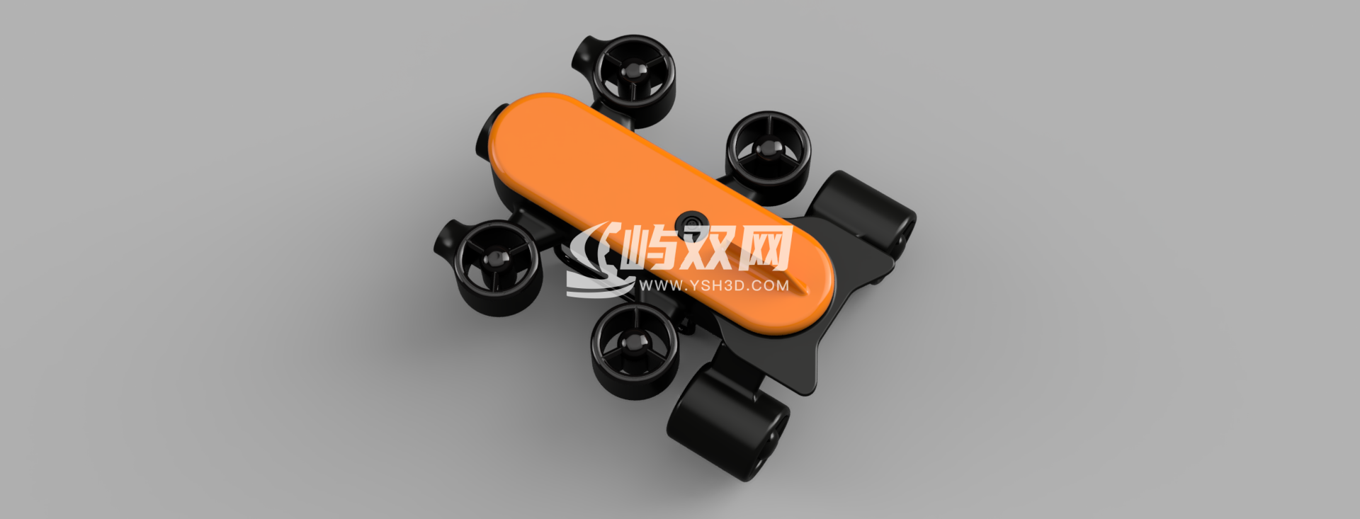 TITAN v1 ROV遥控无人潜水器造型3D数模图纸 STEP IGS格式
