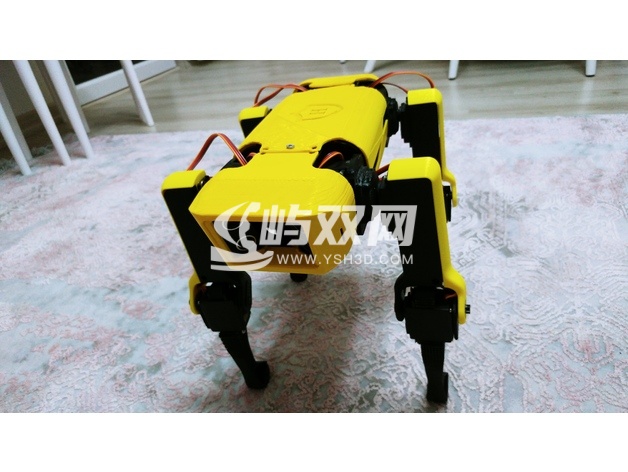 迷你简易版波士顿动力Spotmini机器狗造型3D打印图纸 STL格式