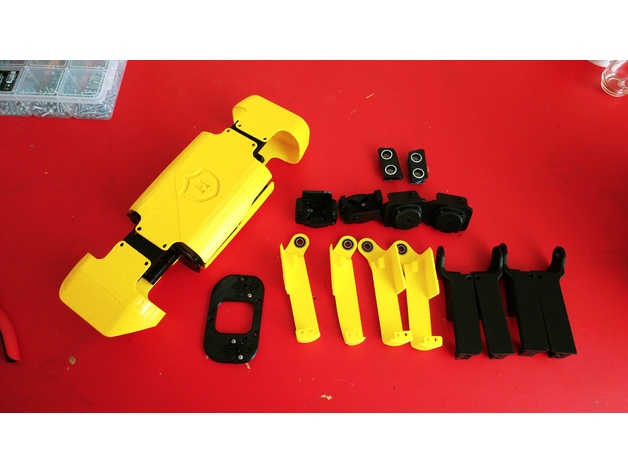 迷你简易版波士顿动力Spotmini机器狗造型3D打印图纸 STL格式