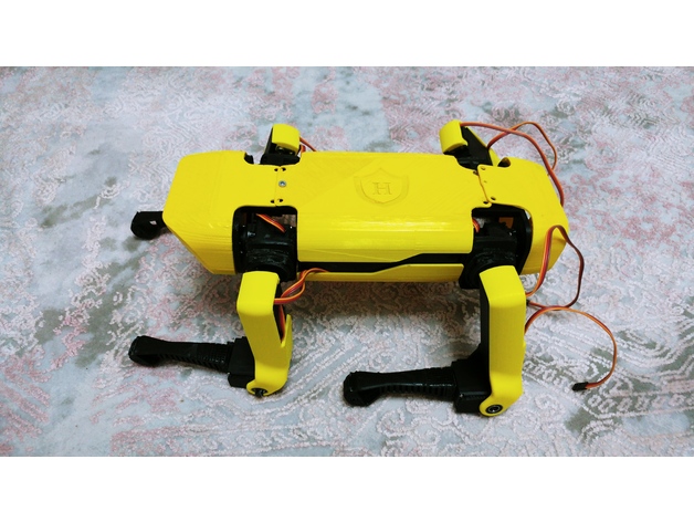 迷你简易版波士顿动力Spotmini机器狗造型3D打印图纸 STL格式