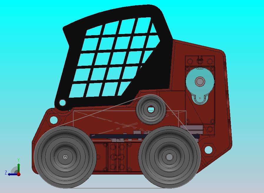 简易迷你推土机3D打印图纸 STL格式