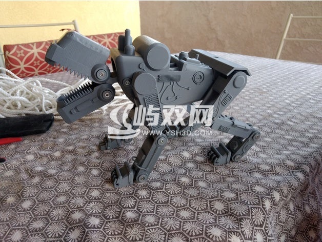 装甲机械狗造型3D打印图纸 STL格式