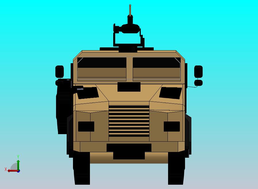 4x4 战术轮式装甲车