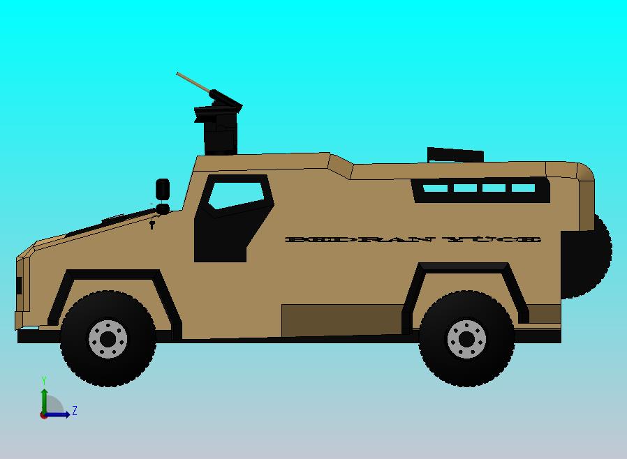 4x4 战术轮式装甲车