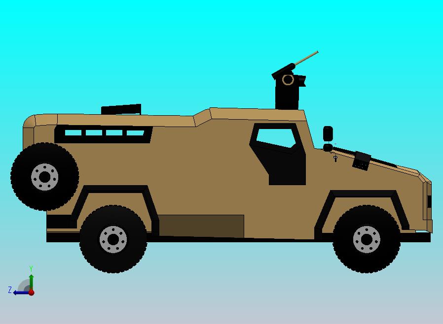 4x4 战术轮式装甲车