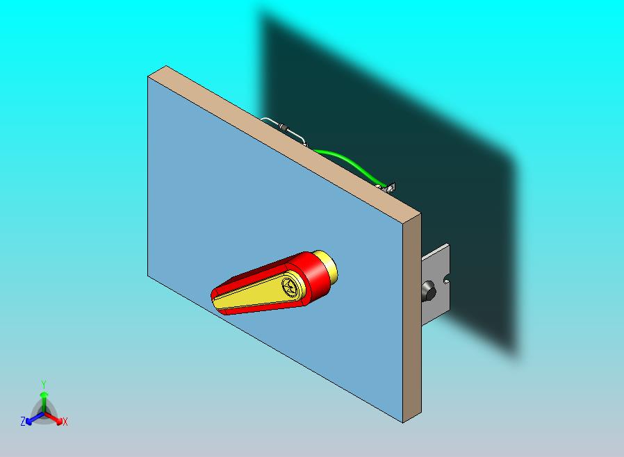 右弹球脚蹼组件