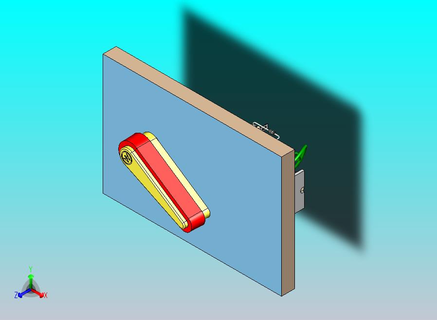 左弹球脚蹼组件