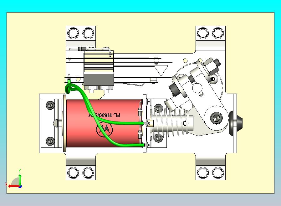 左弹球脚蹼组件