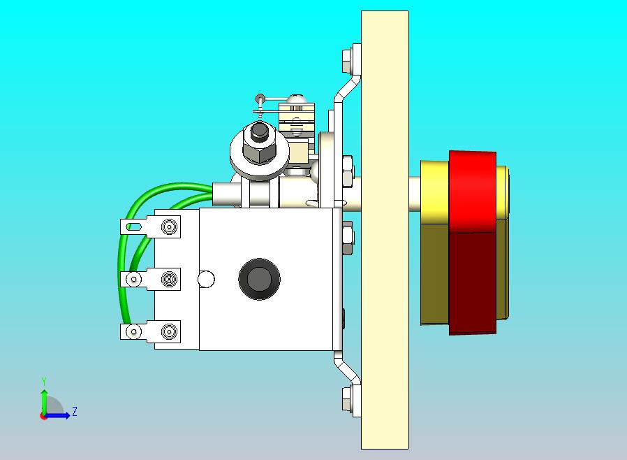 左弹球脚蹼组件